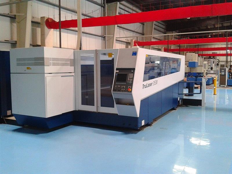 Laser metal cutting machine