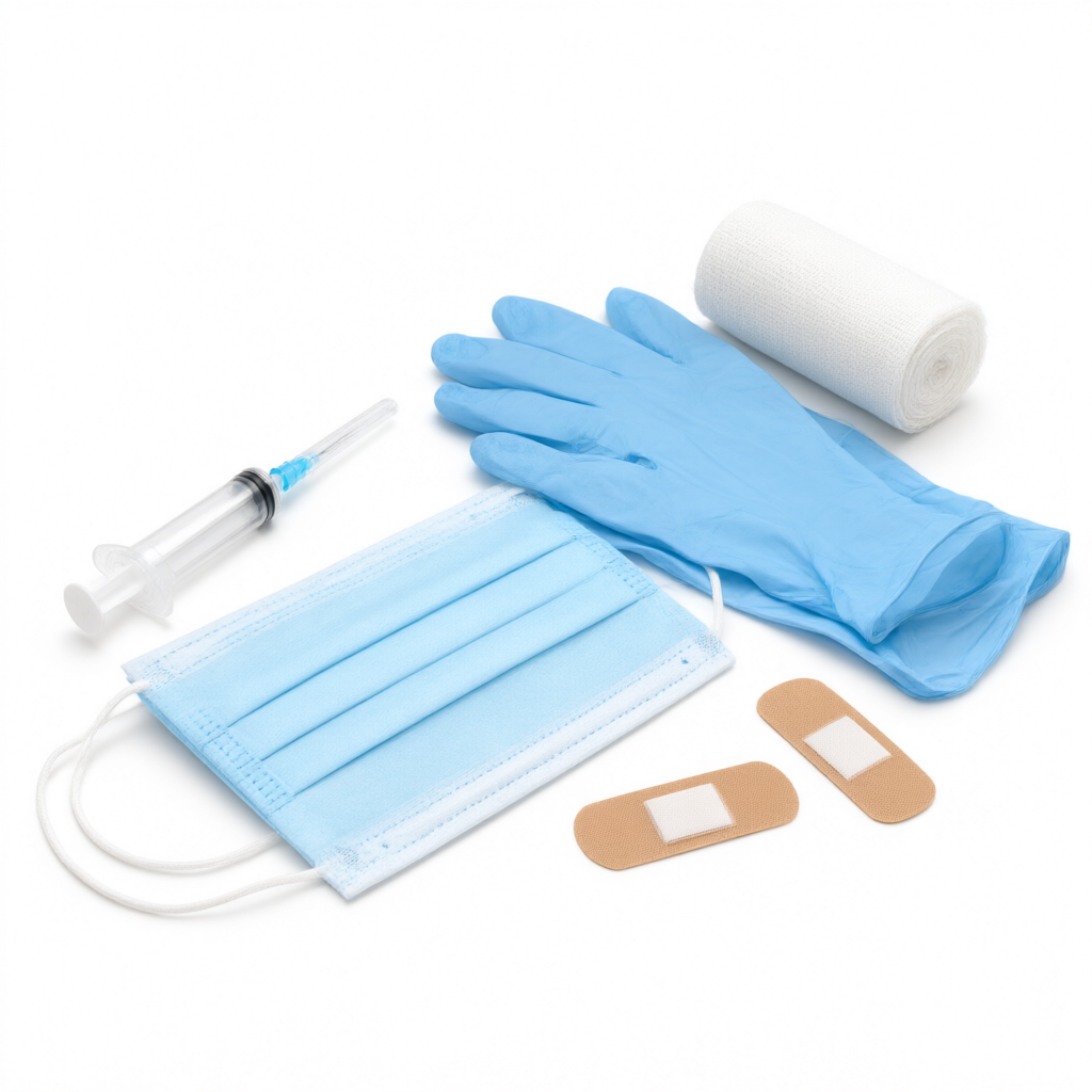 Nitrile medical gloves